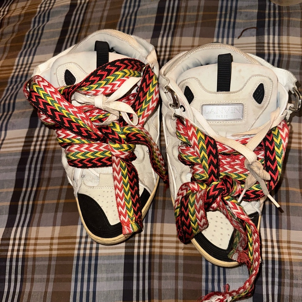 Lanvin Multicolor High-Top Sneakers